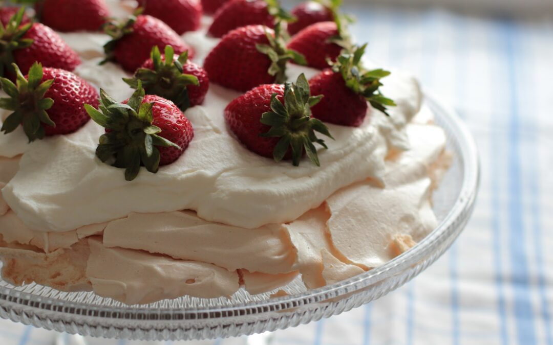Pavlova aux fraises