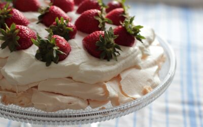 Pavlova aux fraises